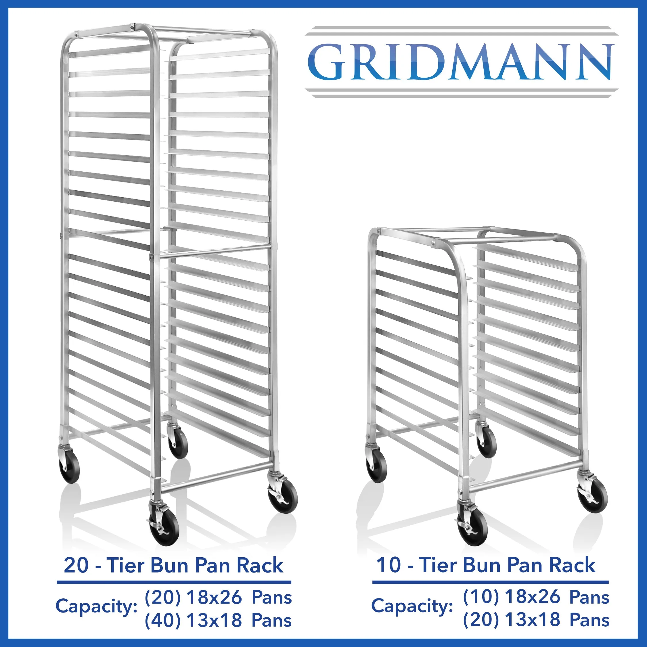 10 Sheet Commercial Kitchen Bakery Rack