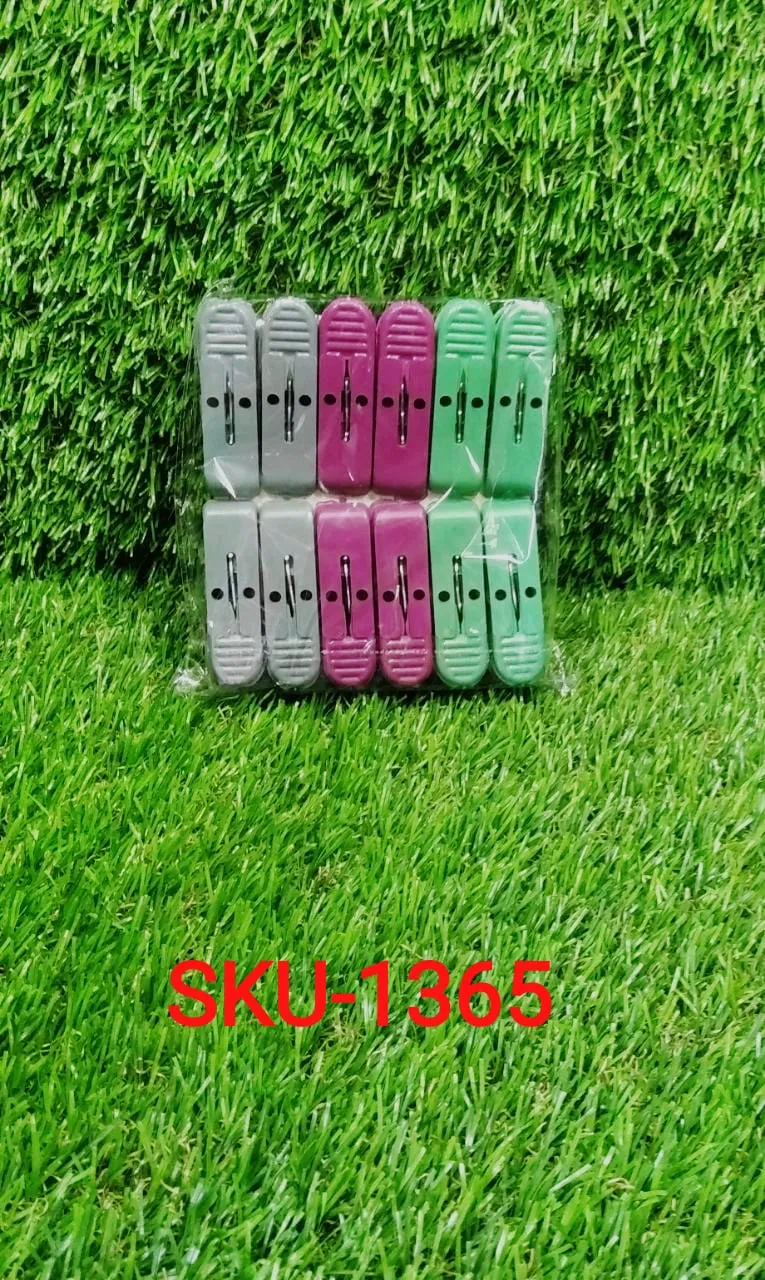 1365 Plastic Cloth Clips for cloth Dying cloth clips (multicolour)