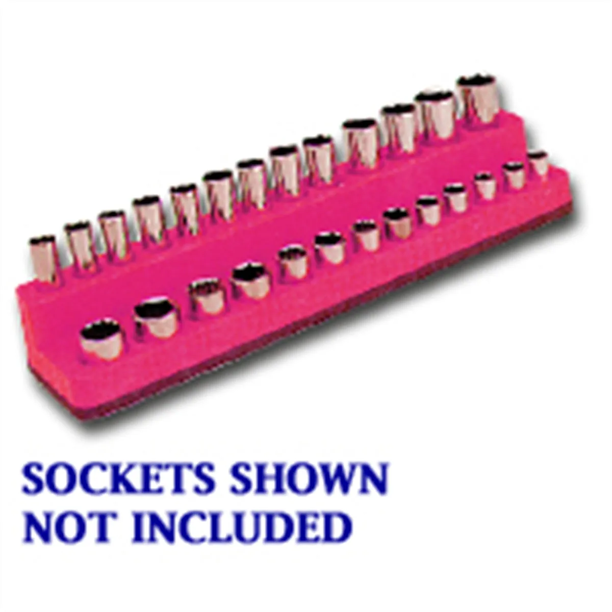 1/4 in. Drive Magnetic Hot Pink Socket Holder   4-14mm