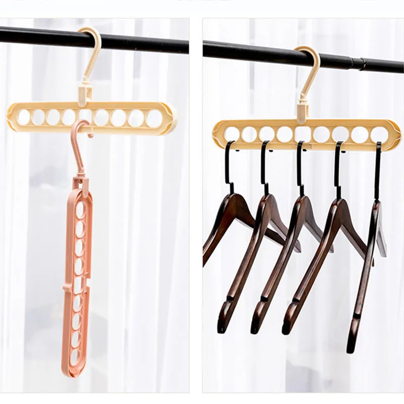 2 PCs Multi Slot Cloth Hanger