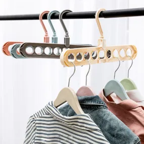 2 PCs Multi Slot Cloth Hanger