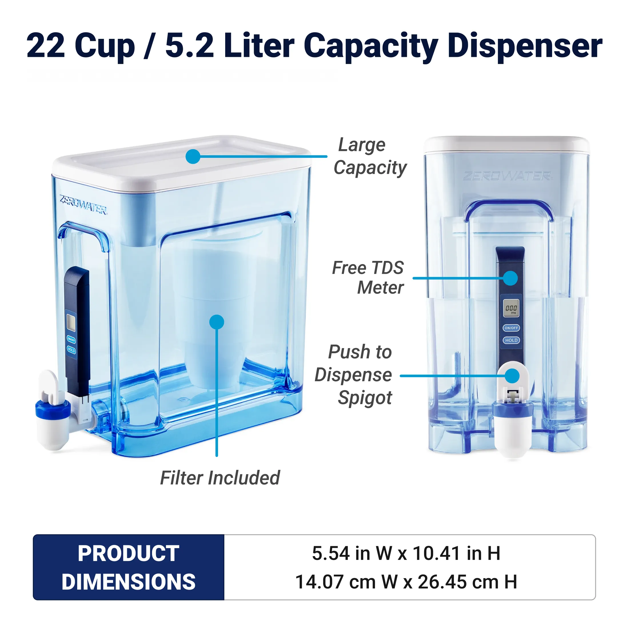 22 Cup Ready-Read Dispenser