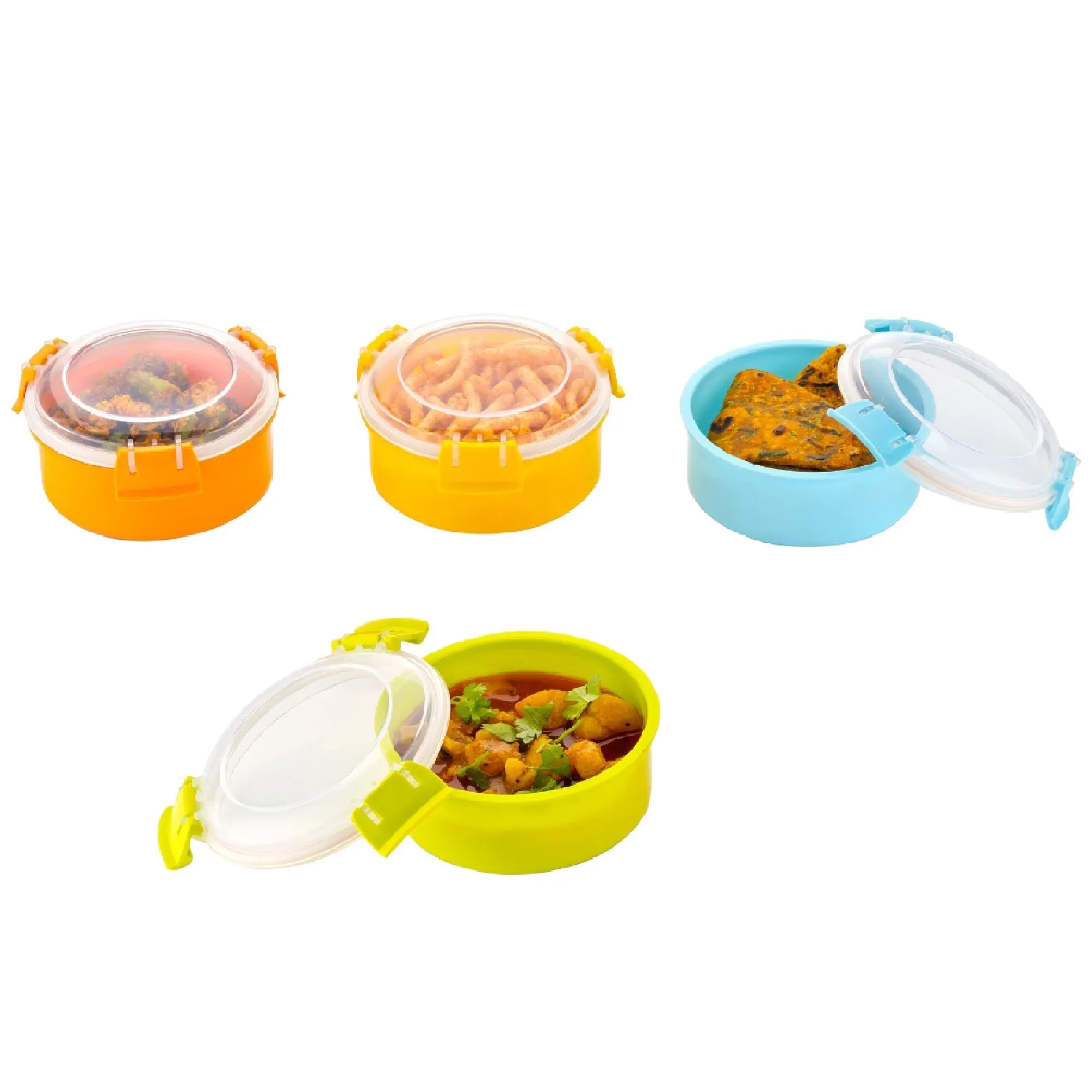 2465 Microwave Safe Containers Lunch Box Steel Dibbi, 300ml