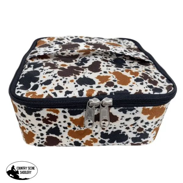 78218 Showman ® Cow Print Nylon Cosmetic Case