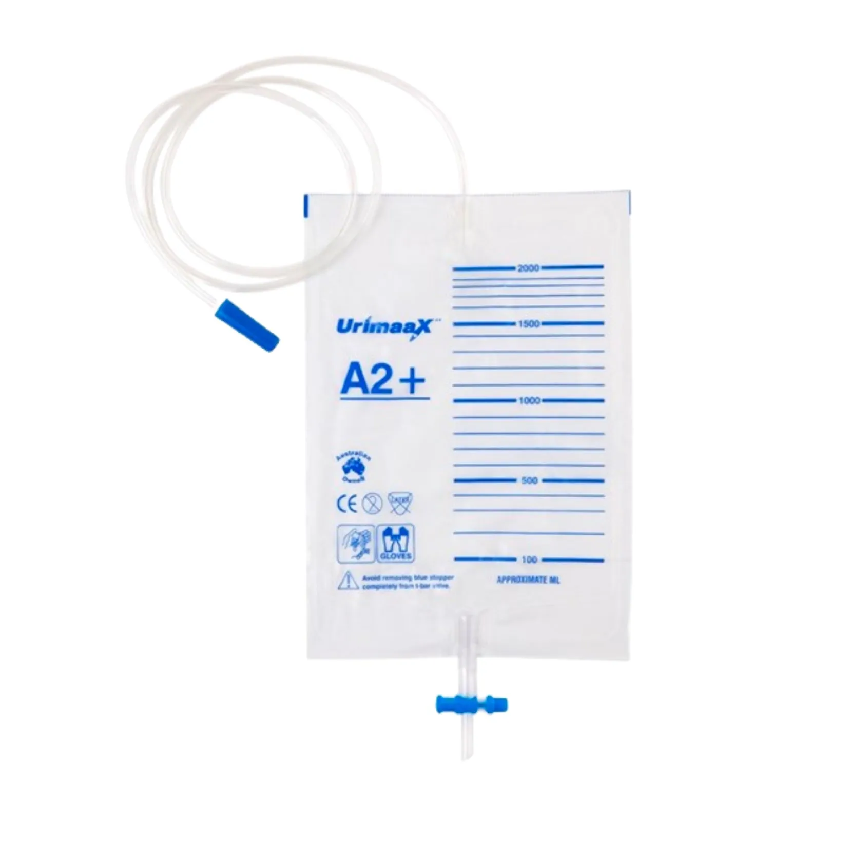 A2  Urinary Drainage Bag 2000ml Sterile - Urimaax (1)