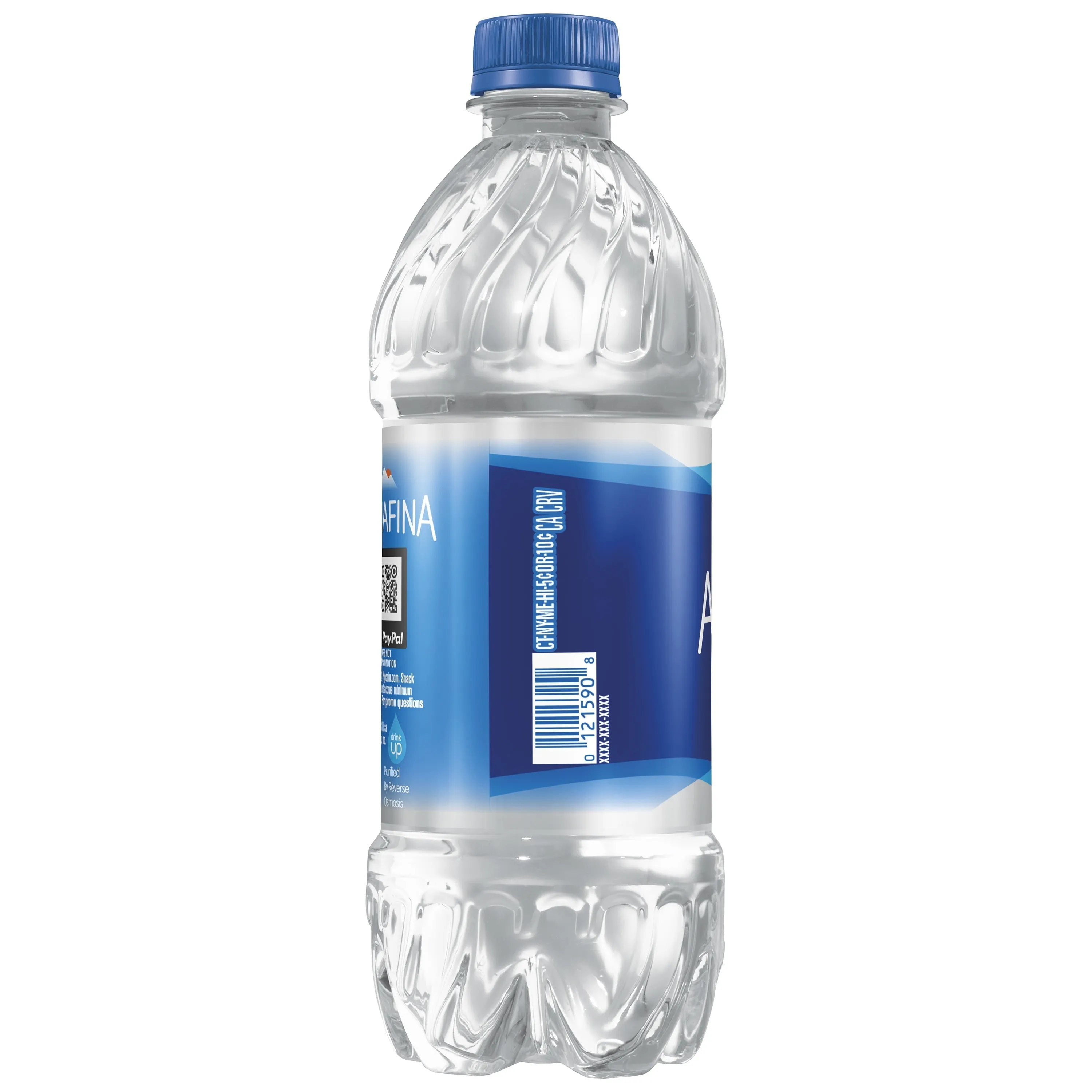 Aquafina Purified Bottled Drinking Water, 20 oz Bottle, Allergens Free