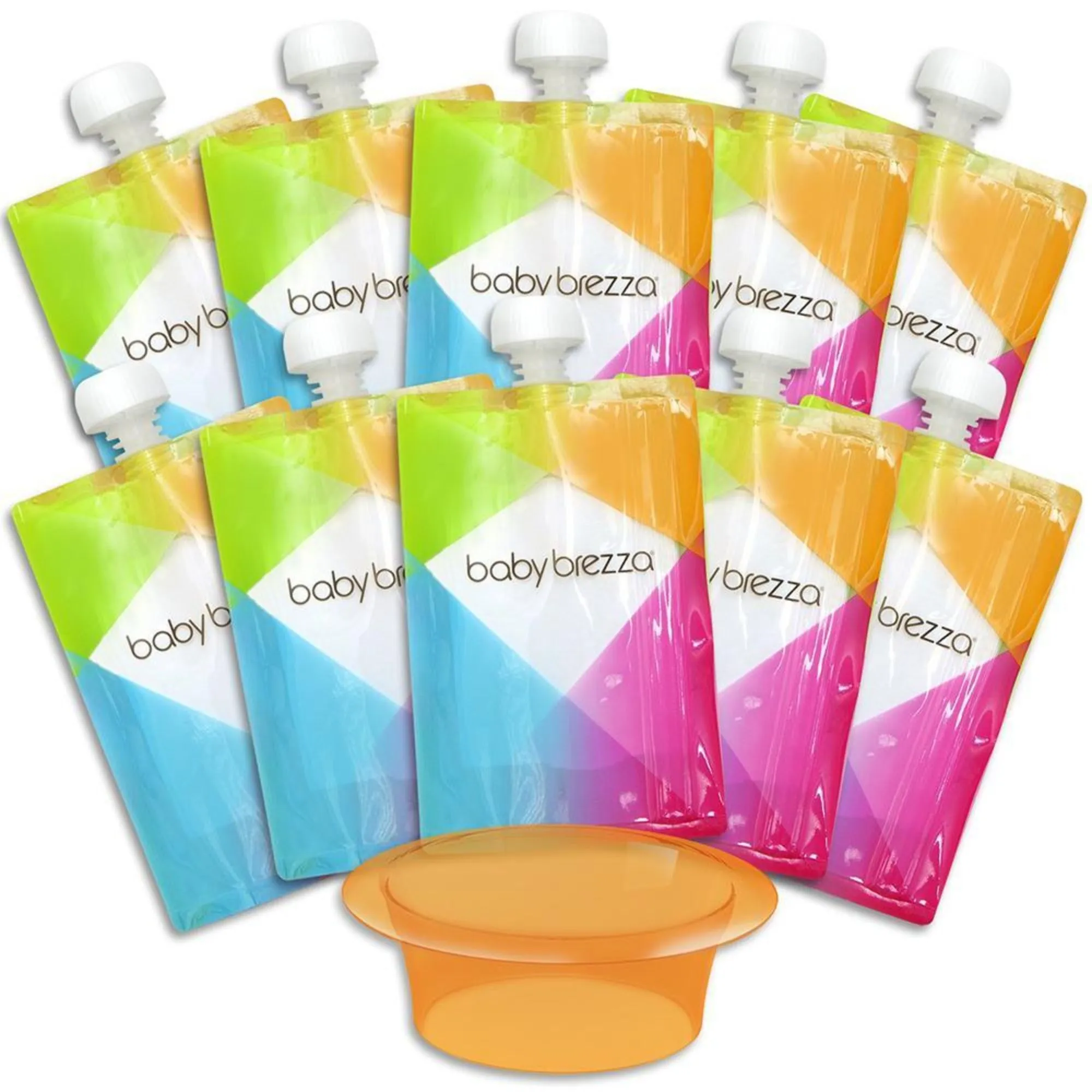 BABY BREZZA Food pouches 10pk