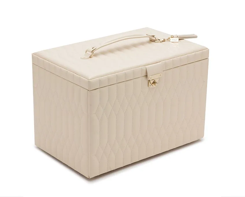 Caroline Extra Large Jewelry Box (Ivory)