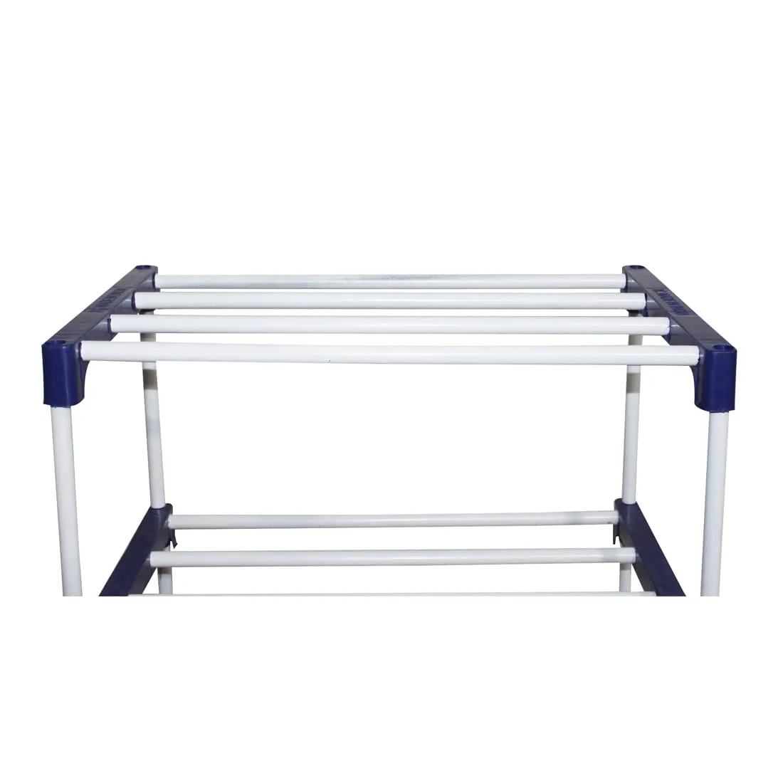 Confiado metal shoe rack 2 layer Blue & white