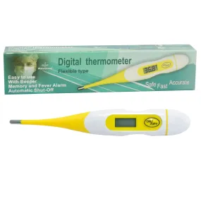 Digital Thermometer Flexible Tip Beeper Fever Alarm