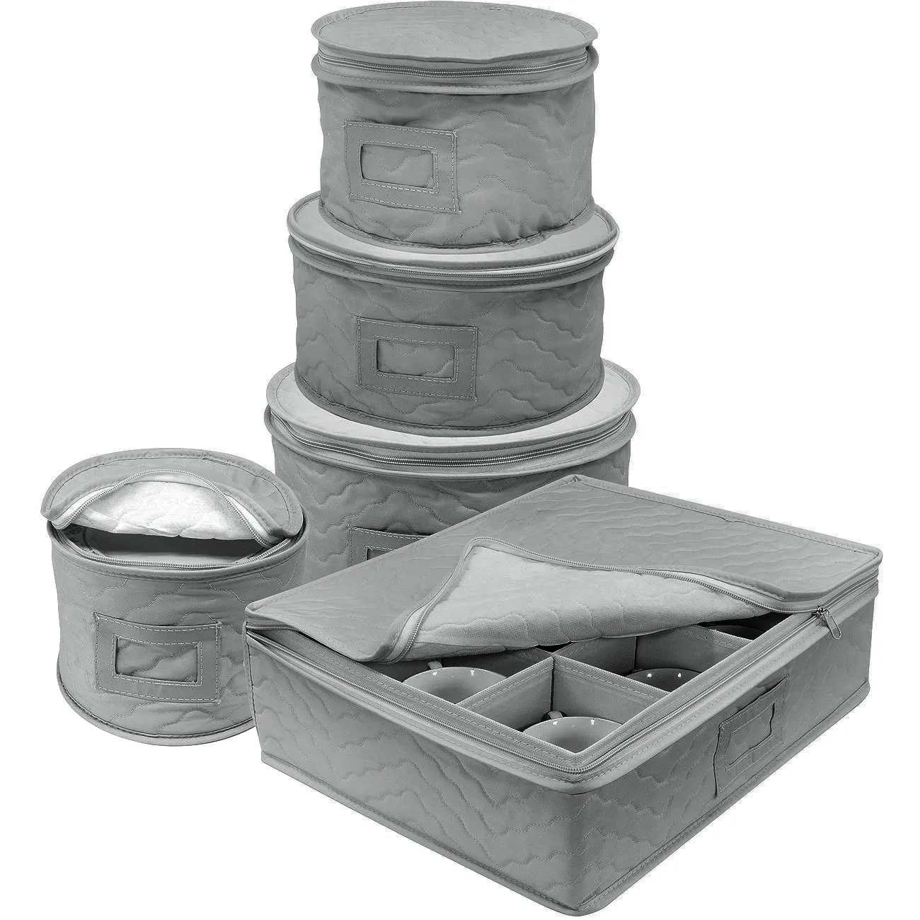 Dinnerware Storage Set Serves 12 (5 Pack)