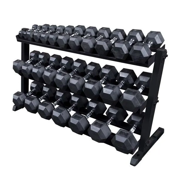 Dumbbell Rack GDR60B (Optional Kettlebell & Med Ball Shelves)