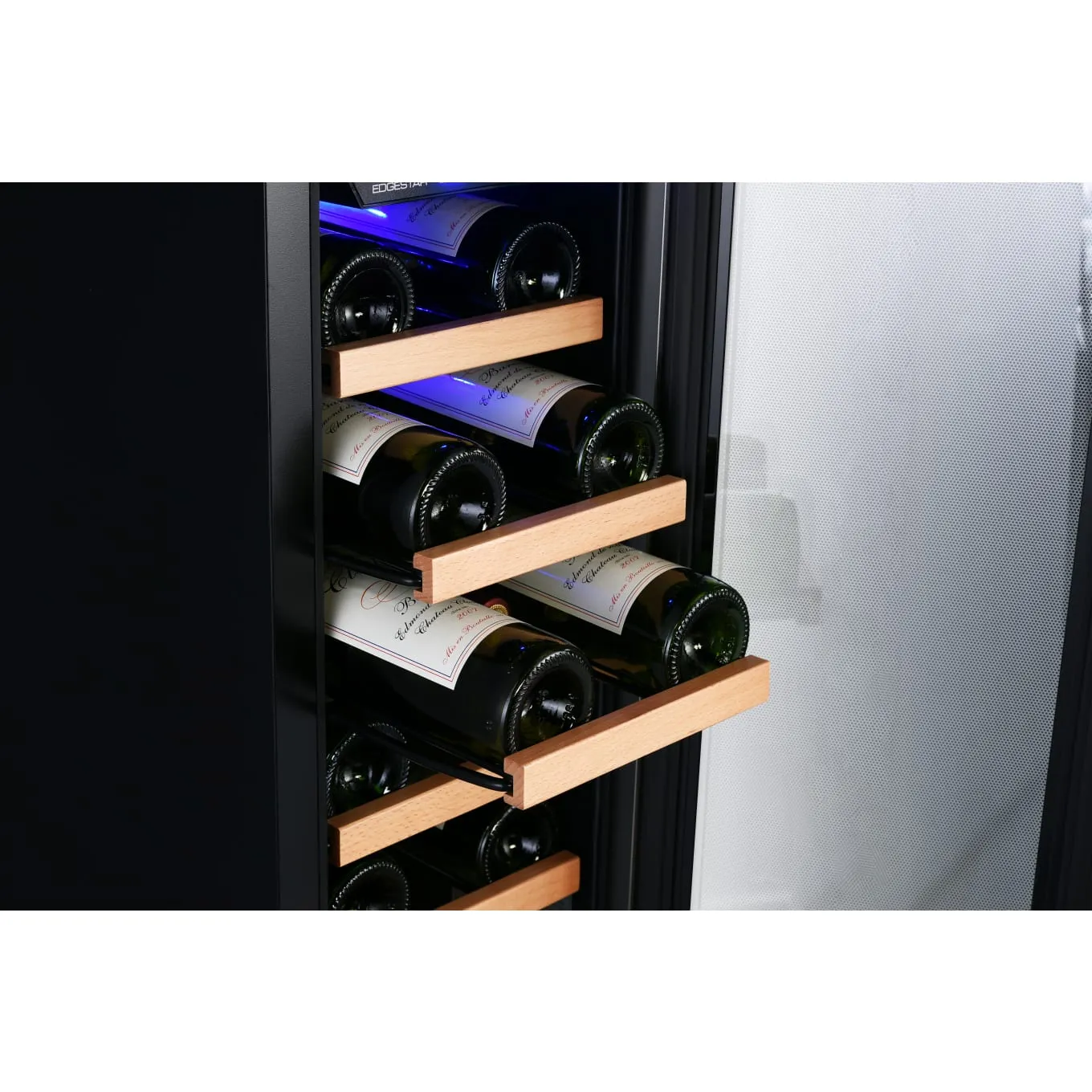 Edgestar CWR182SZ 12" Wide 18 Bottle Built-In Single Zone Wine Cooler in Stainless Steel