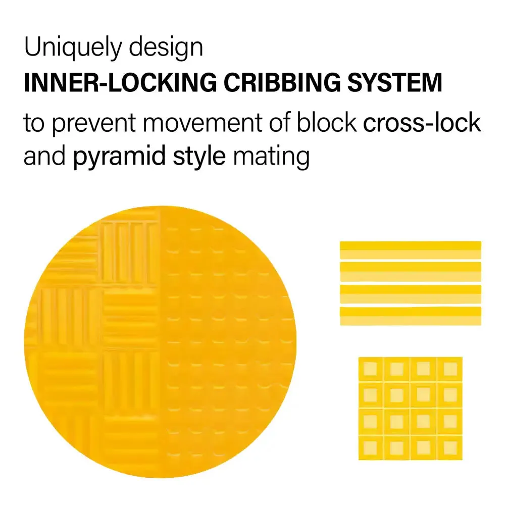 Esco Cribbing System, Top Stability Plate (18" x 18" x 1.5") - 12523