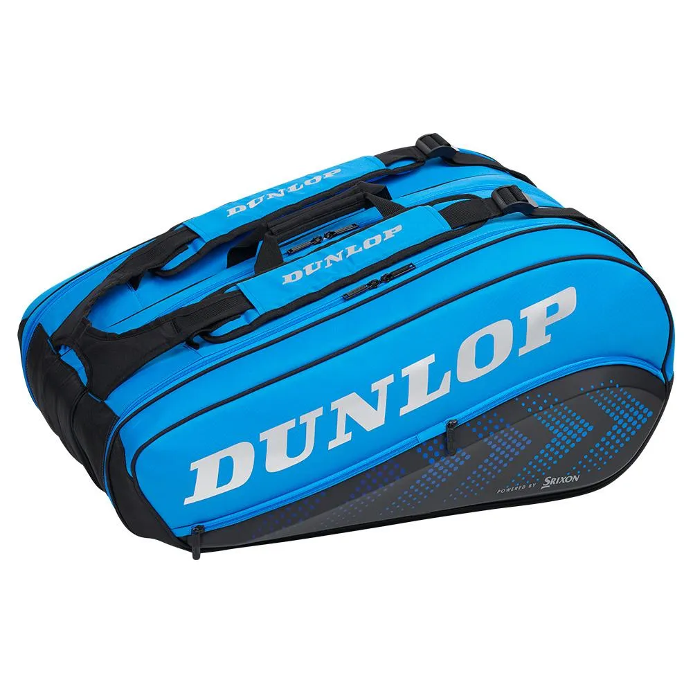 FX Performance 12 Racquet Tennis Bag Black and Blue