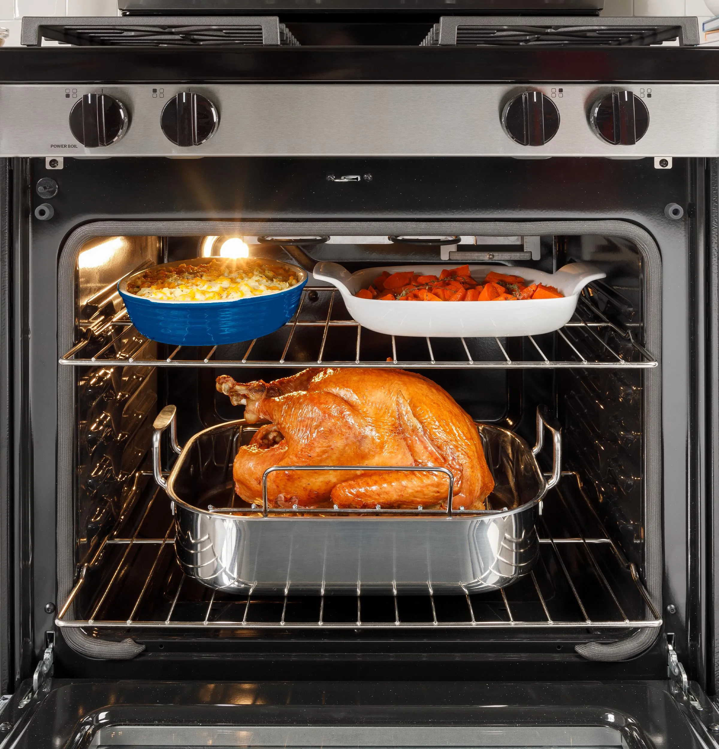 GGF400PVBB GE® 30" Free-Standing Gas Range