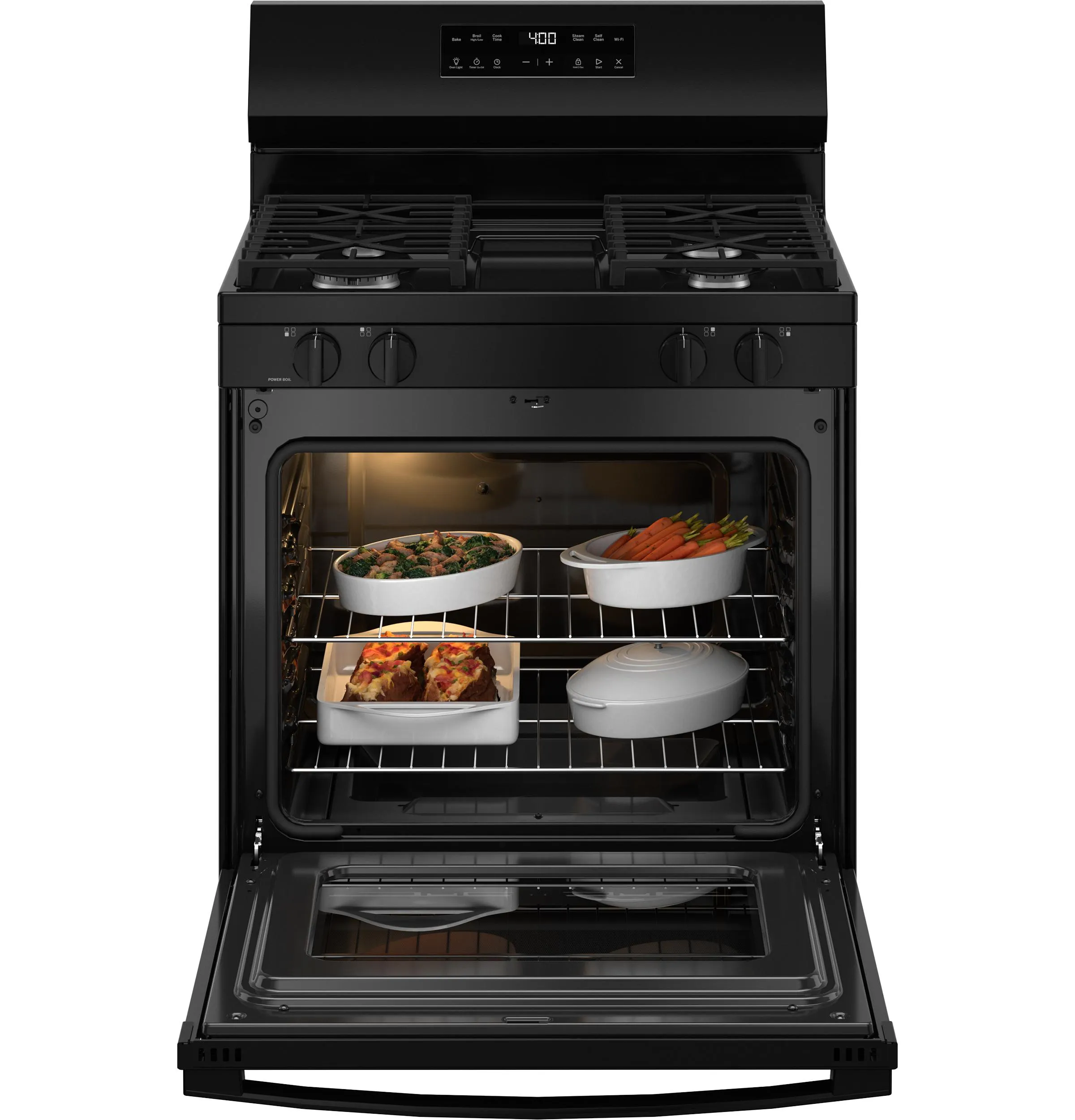 GGF400PVBB GE® 30" Free-Standing Gas Range