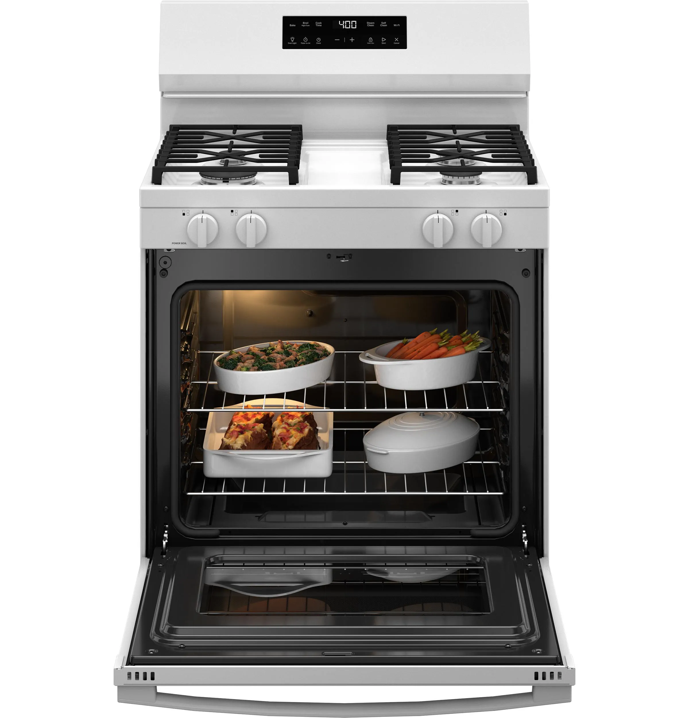 GGF400PVWW GE® 30" Free-Standing Gas Range