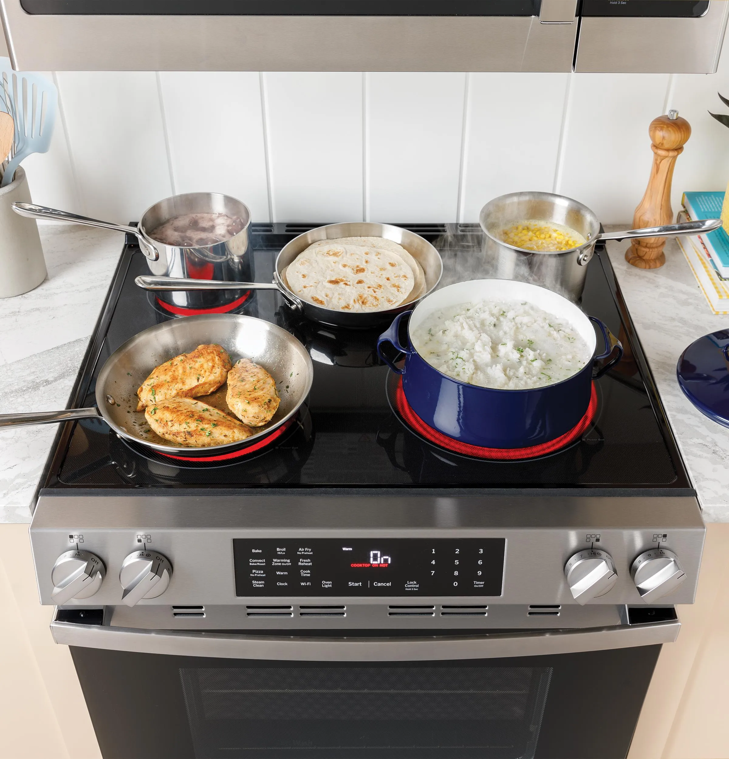 GRF500PVES GE® 30" Free-Standing Electric Range with Crisp Mode