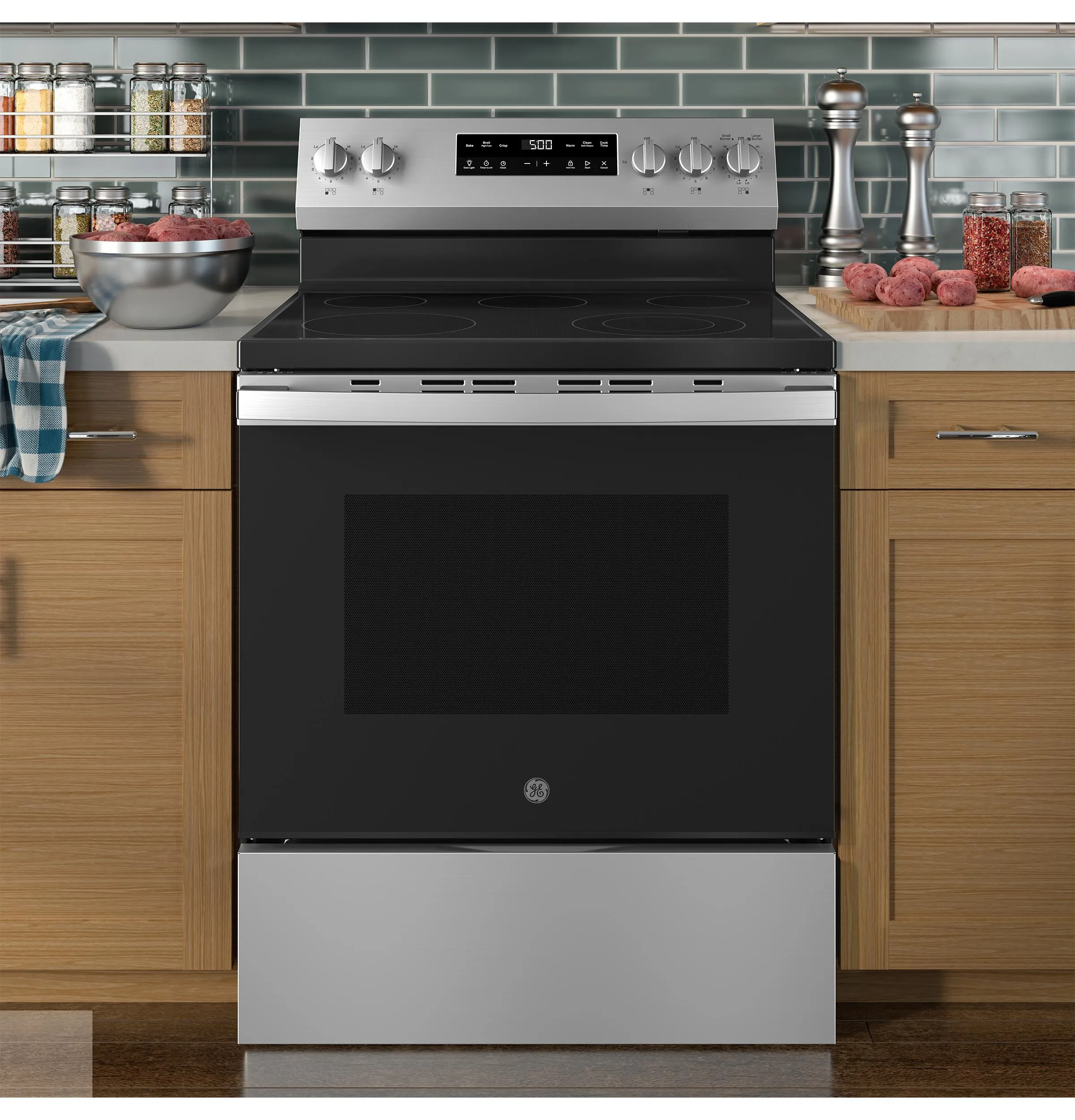 GRF500PVSS GE® 30" Free-Standing Electric Range with Crisp Mode