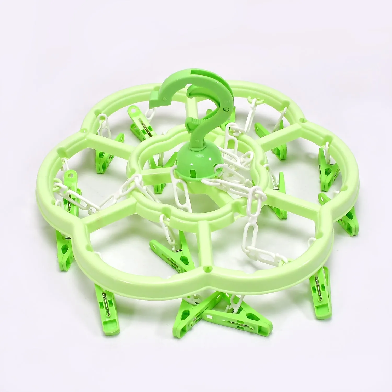 Hanger Household Plastic Hanger 15 Clips Hanger For House Use