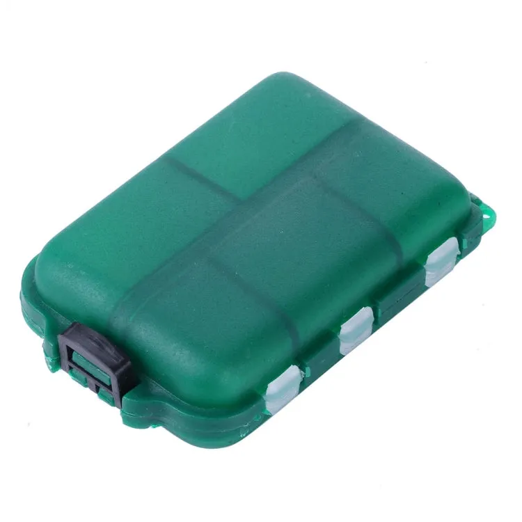 HENGJIA qt061-1 Ten Grid Clamshell Fishing Gear Storage Fishing Tackle Box