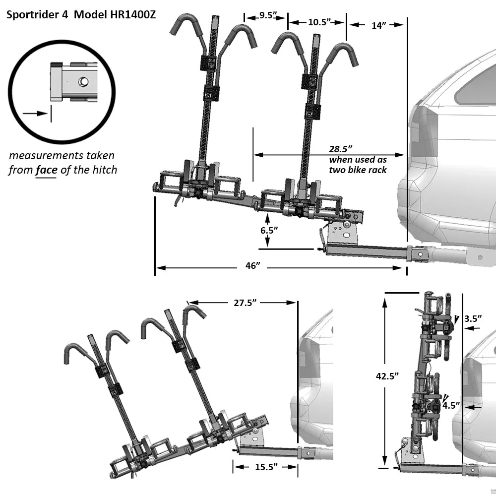 Hollywood Racks - Sport Rider SE4