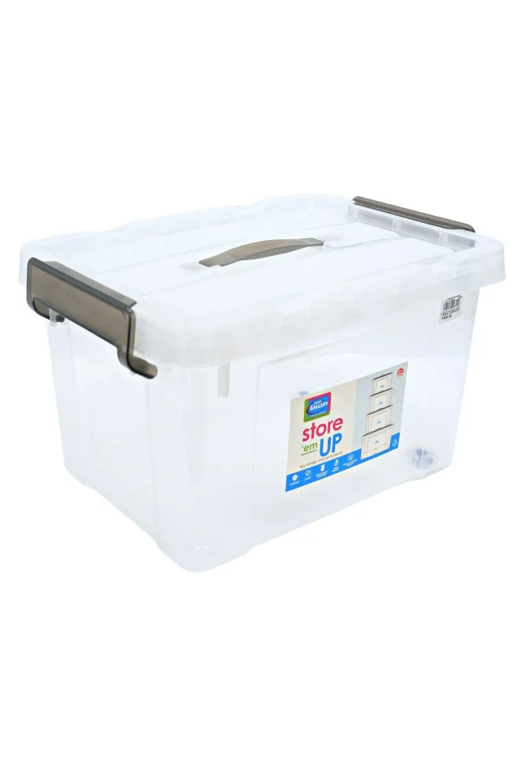 Home Gallery Storage Box 16L - Clear 39 x 27 x 23cm