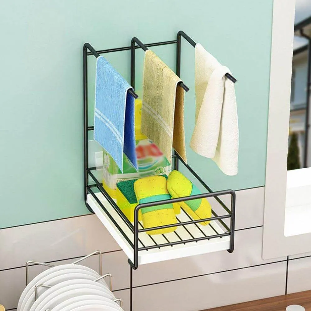 Iron Space Saving Kitchen Sink Drying Rack