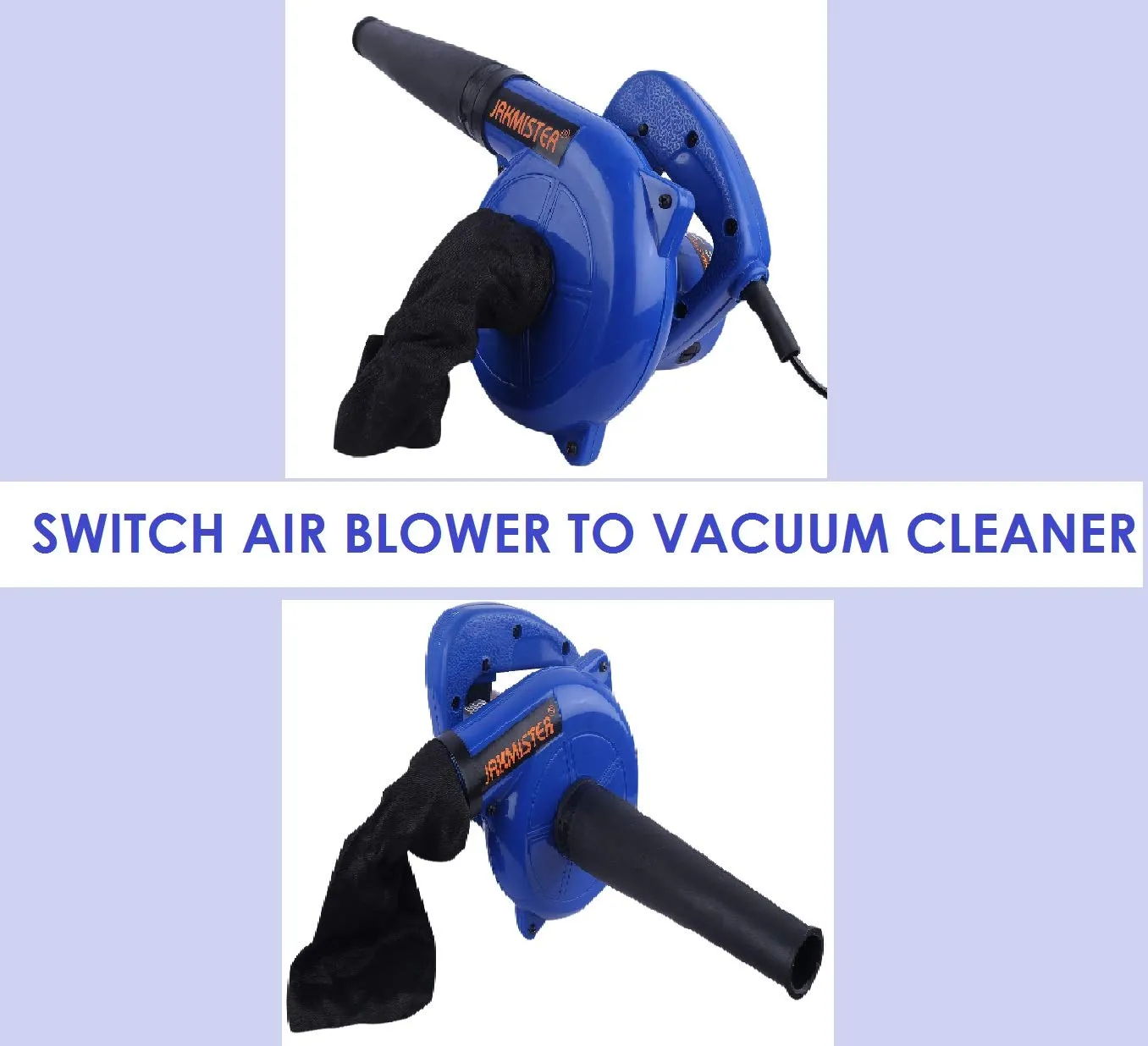 Jakmister Blue 600 Watts Vacuum Cleaner & Collector/Air Blower for Dust Cleaner