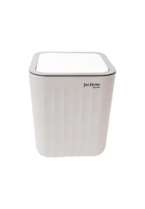 J&S Home Wave Pattern Desktop Trash Bucket