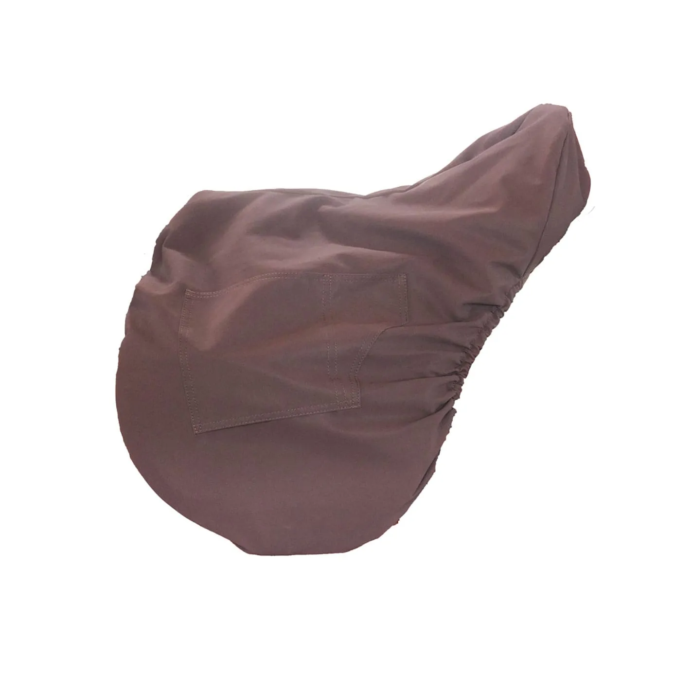 Kentucky Horsewear Jumping Saddle Cover with Logo Plate - Brown