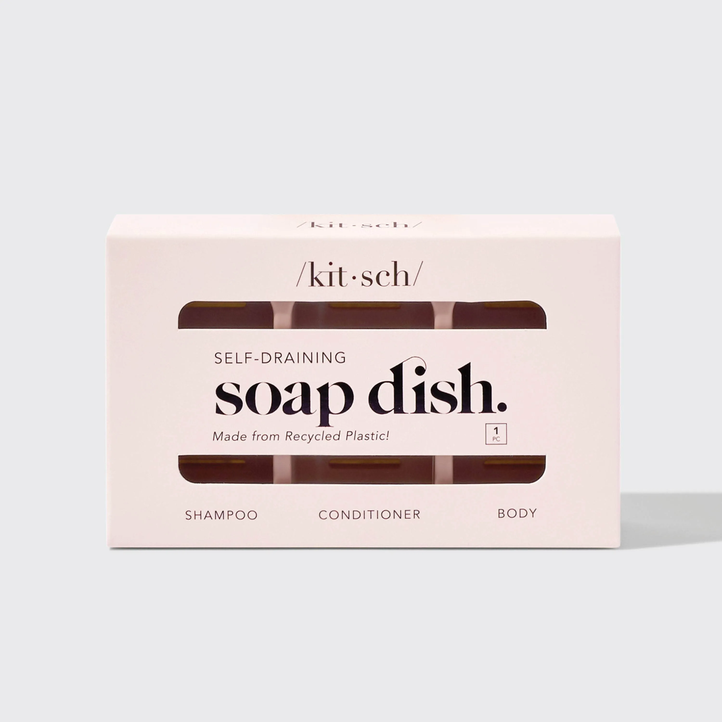 KITSCH - Bottle-Free Beauty Self-draining Soap Dish