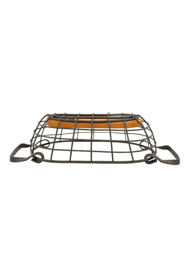 Landmark Receiving Oblong Basket with Rustic Handle 26 x 13 x 6cm