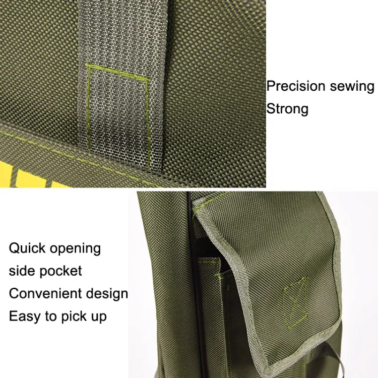 LEO 27746 Folding Fishing Rod Bag Long Fishing Gear Soft Bag, Length: 1.5m Army Green