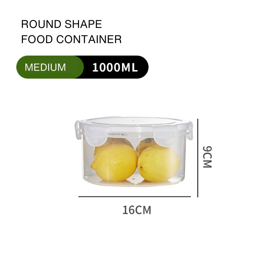 Lock It Round Plastic Food Container