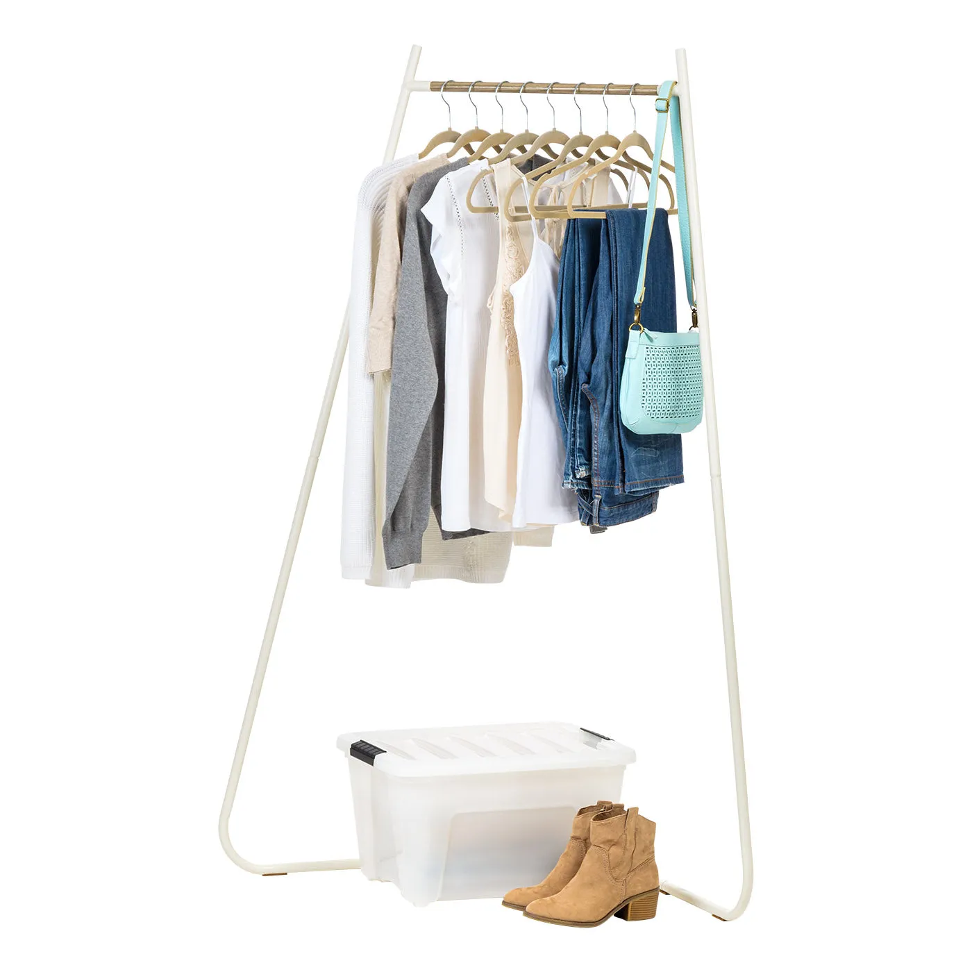 Metal Garment Rack - Corner