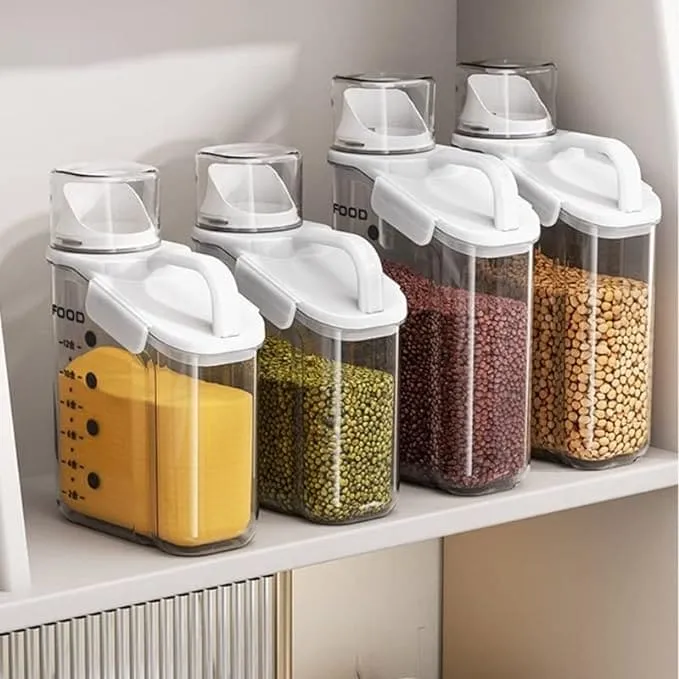 MOISTURE-PROOF CEREAL DISPENSER FOOD JAR