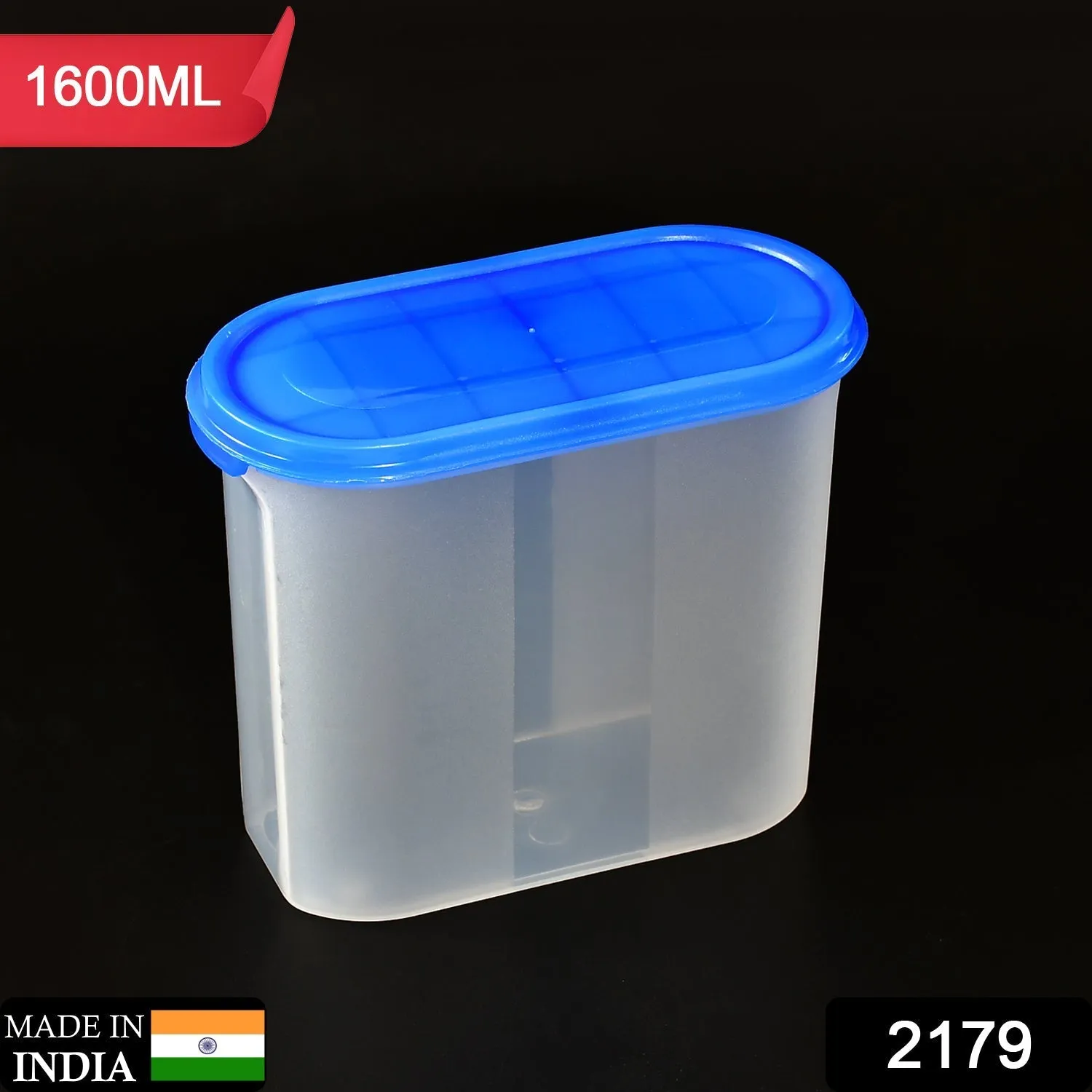 Plastic Storage Containers with Lid (1600 ML)