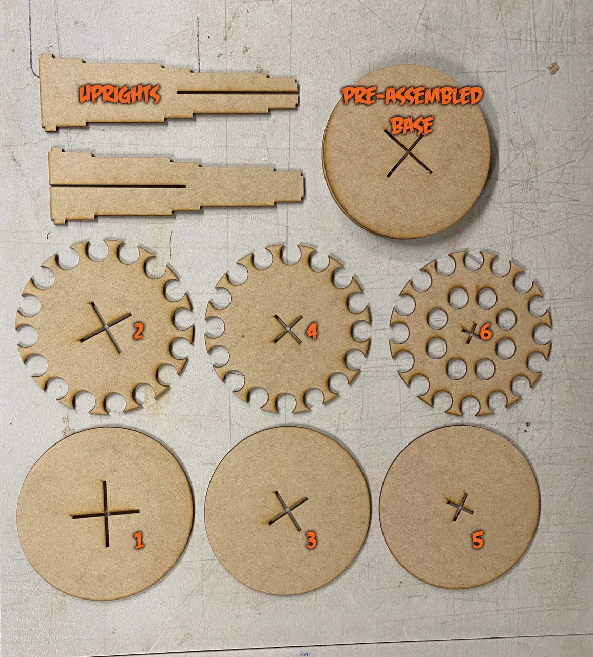 Rotating Paint Rack - For 34mm Paint Pots (GW, Citadel)