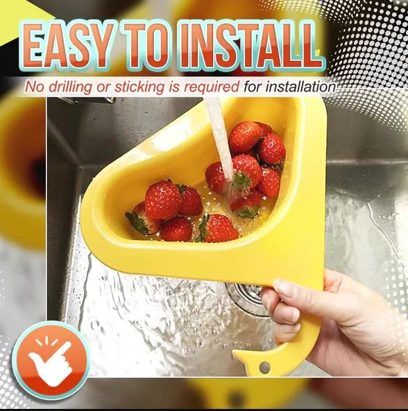 Triangular Sink Drain Basket