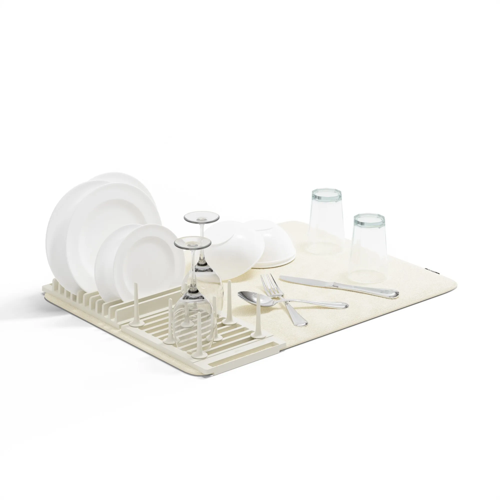 UDry Peg Dish Rack with Mat