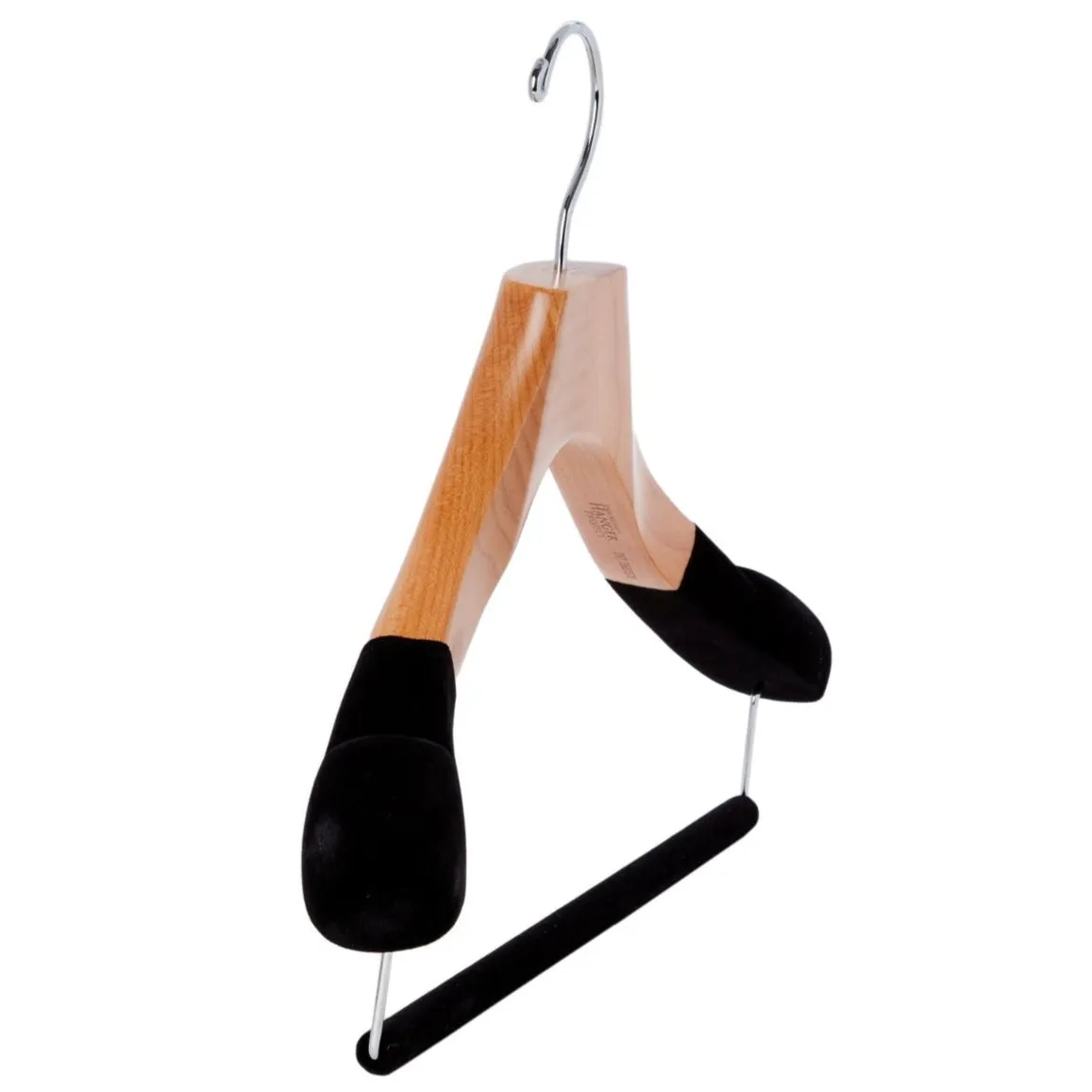 Women's Suit Hanger with Felted Trouser Bar